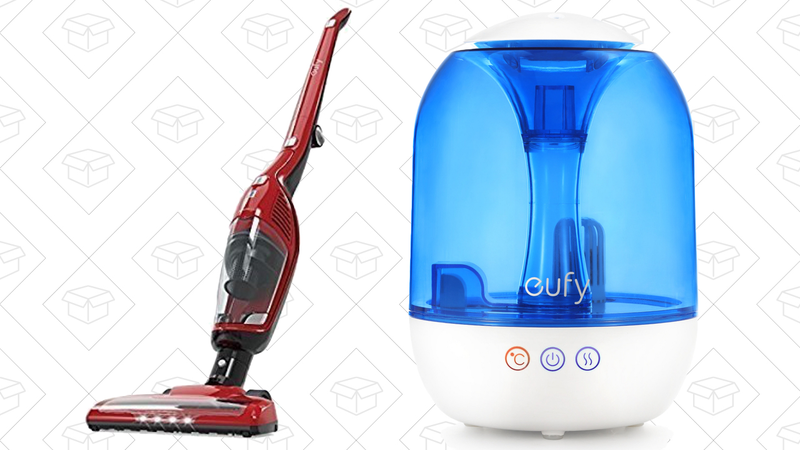 Eufy HomeVac Duo + Eufy Humos Air 1.0 Humidifier, $120 with code SZHYA5E5
